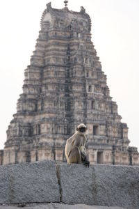 Low angle view of a temple