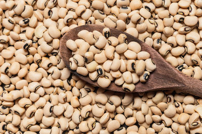 High angle view of coffee beans