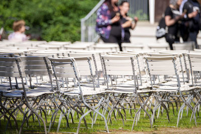 People sitting on table