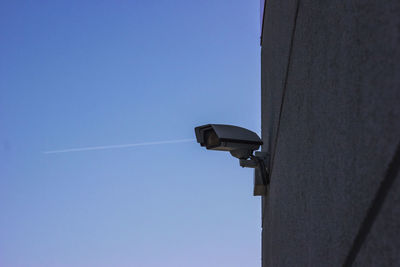 Low angle view of blue sky