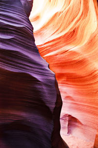 Full frame shot of antelope canyon