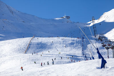 Snow covered mountain
