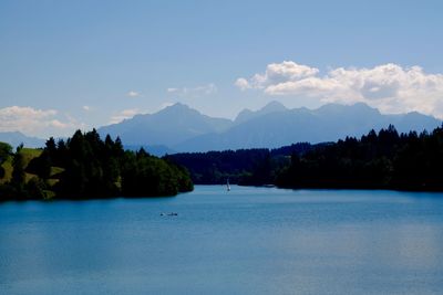 Scenic view of calm sea against sky