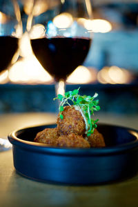 Close-up of food in bowl