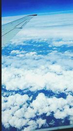 Aerial view of cloudscape