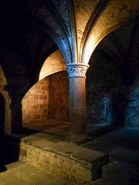 Archway of old building