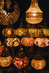 Close-up of christmas decorations