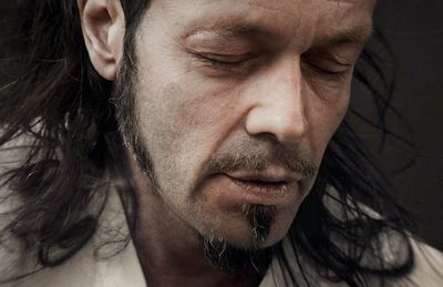 Close-up of young man