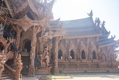 Low angle view of historical building