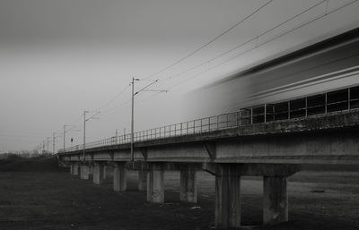 View of bridge over river