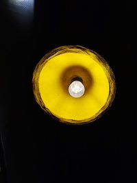 Close-up of illuminated light bulb