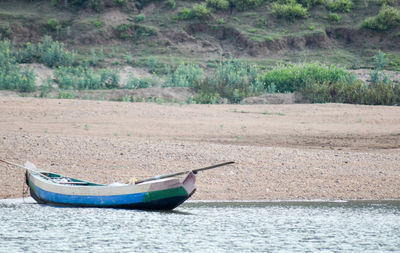 Boats in sea