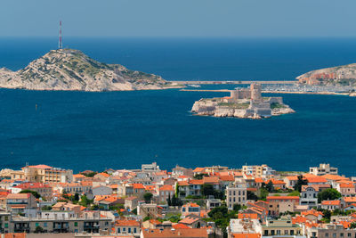 View of marseille town. marseille, france