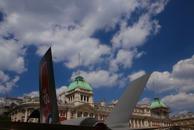 Low angle view of building against sky