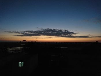 Scenic view of sky during sunset