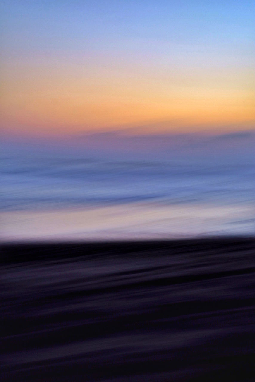 SCENIC VIEW OF SEA DURING SUNSET