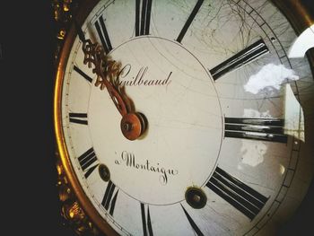 Close-up of clock