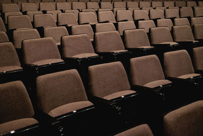 Full frame shot of chairs