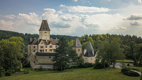 Buildings against sky