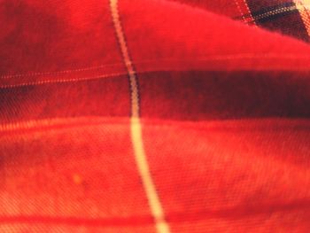 Full frame shot of red fabric