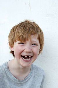 Portrait of smiling boy