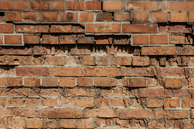 Full frame shot of brick wall