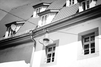 Low angle view of building against sky