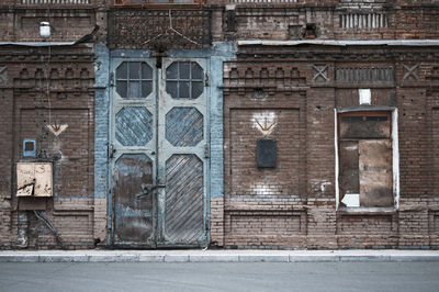 Exterior of old building