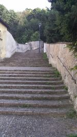 Steps leading to staircase
