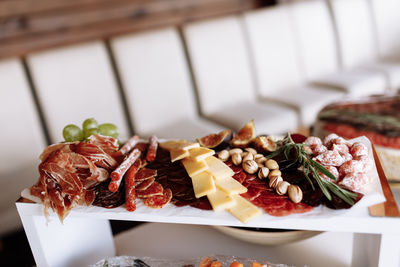 Close-up of food in plate