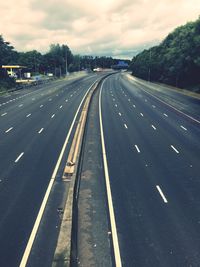 View of road in city