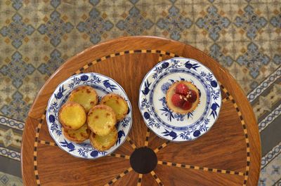 Close-up of sweet food on plate