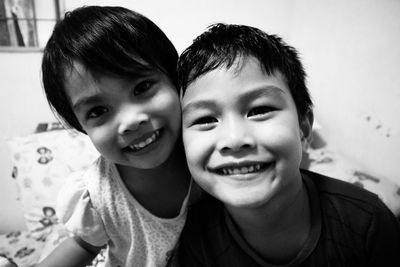 Portrait of smiling boy