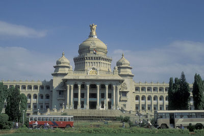 View of historic building against sky