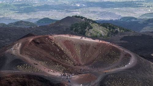 Aerial view of landscape