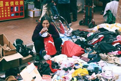 Group of people in store