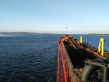 Boats in sea