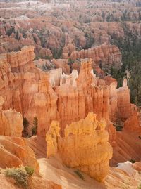 Scenic view of rock formations