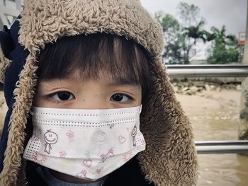 Close-up portrait of  boy