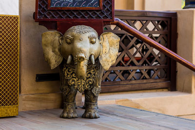 Statue of historic building