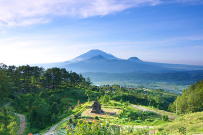 Magnificent morning at gedongsongo temple