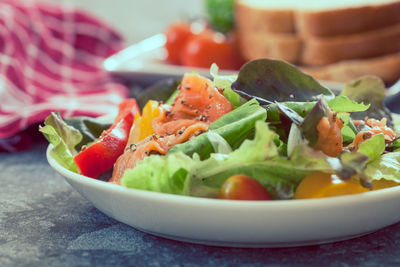 Close-up of salad in bowl