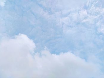Low angle view of clouds in sky