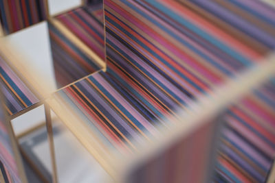 Full frame shot of books