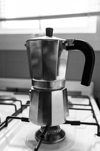 Close-up of coffee on table at home