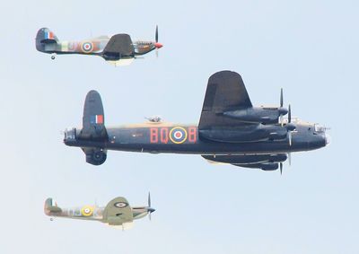 Blurred motion of train