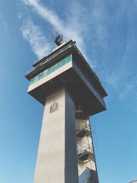 Low angle view of building against sky