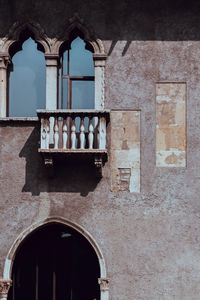 Low angle view of old building