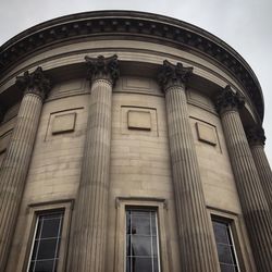 Low angle view of building against sky