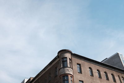 Low angle view of building against sky